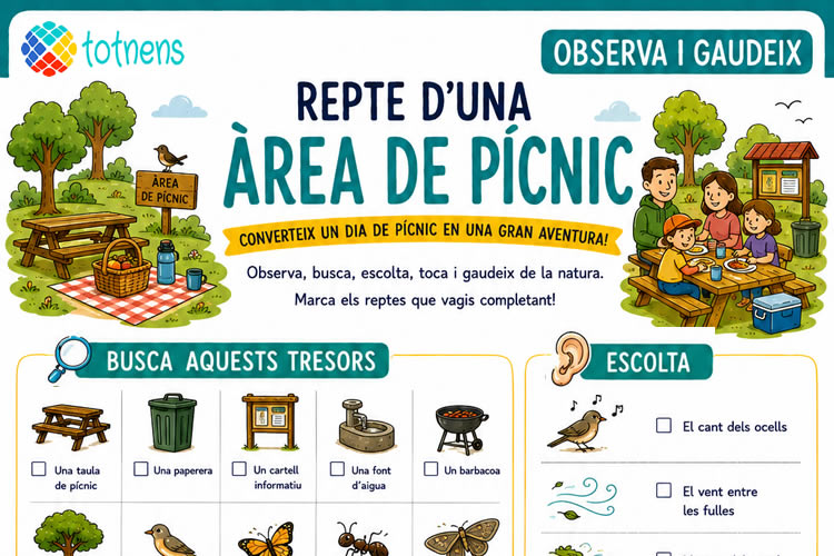 🗺️ Repte a una àrea de pícnic